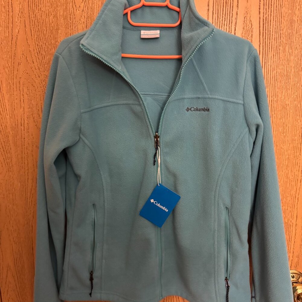 NWT Columbia Women’s Fleece Jacket Lake Blue US Size M
